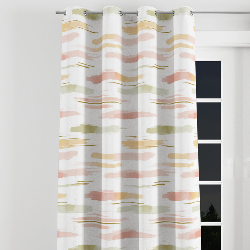 Rideau en velours Modern, L 52 po x L 120 po, Œillets argentés