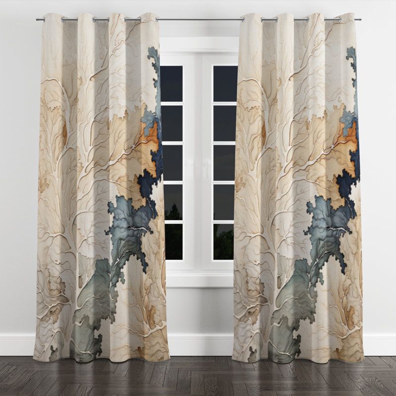 Anaili - Traditional Grommet Curtain - Velvet Room Darkening - 1 Panel, 52" W x 90" L, Silver Grommets