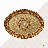Rocaille Oval Chandelier Ceiling Medallion