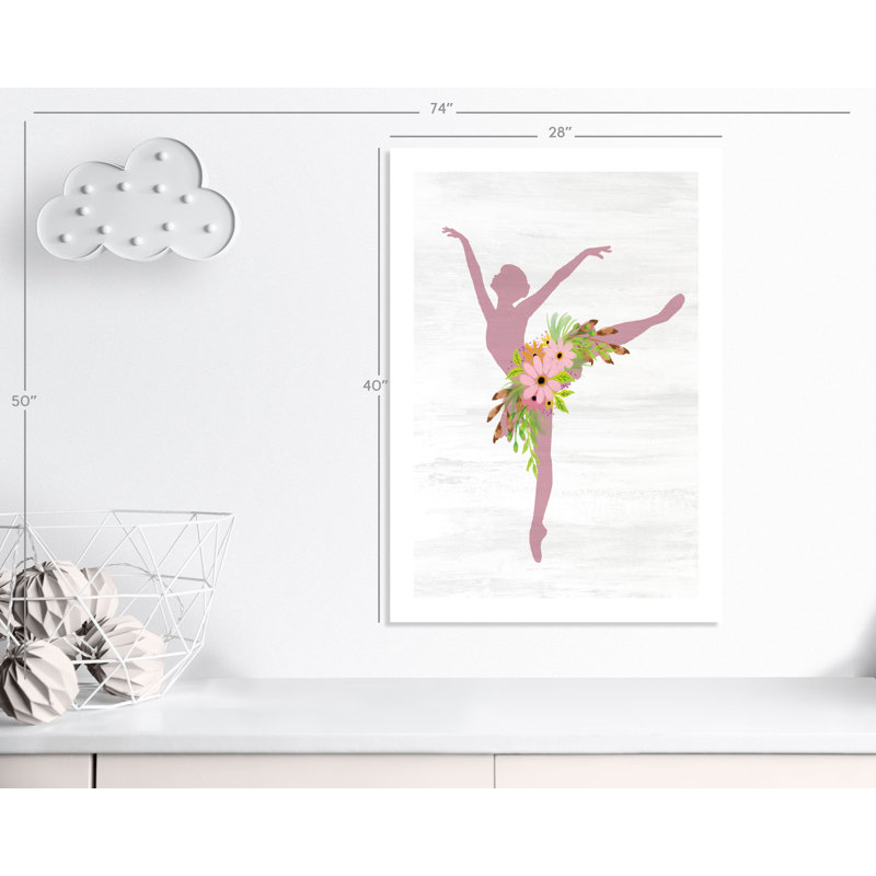 Ballet toute la journée 3, H 40 x l 28 po x P 1 po, Papier