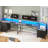 Rockville 108.2'' W L-Shaped Computer Desk with Drawers and Power Outlets-917119099