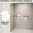 KISRAIS 56-60 In. W X 72 In. H Double Sliding Shower Door, Semi-Frameless Bypass Bathroom Sliding Door With 1/4" (6Mm) Tempered Glass For Walk-In Shower-108671447