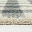 Tapis bleu à poils longs March Gingham-1154639705