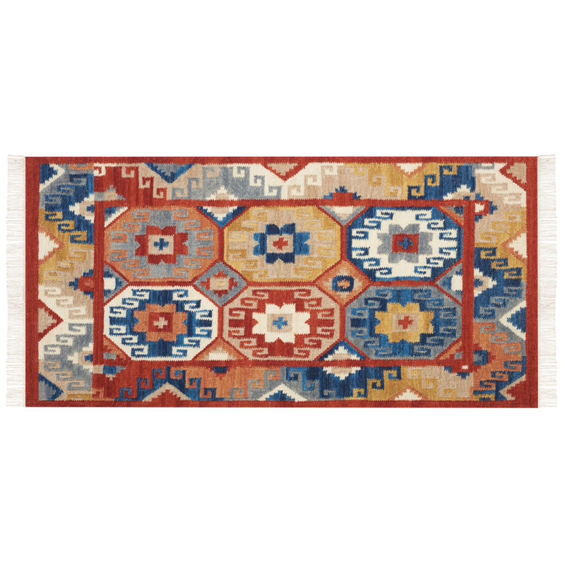 Beda Southwestern Hand Woven Area Rug, Rectangle 80 x 150cm