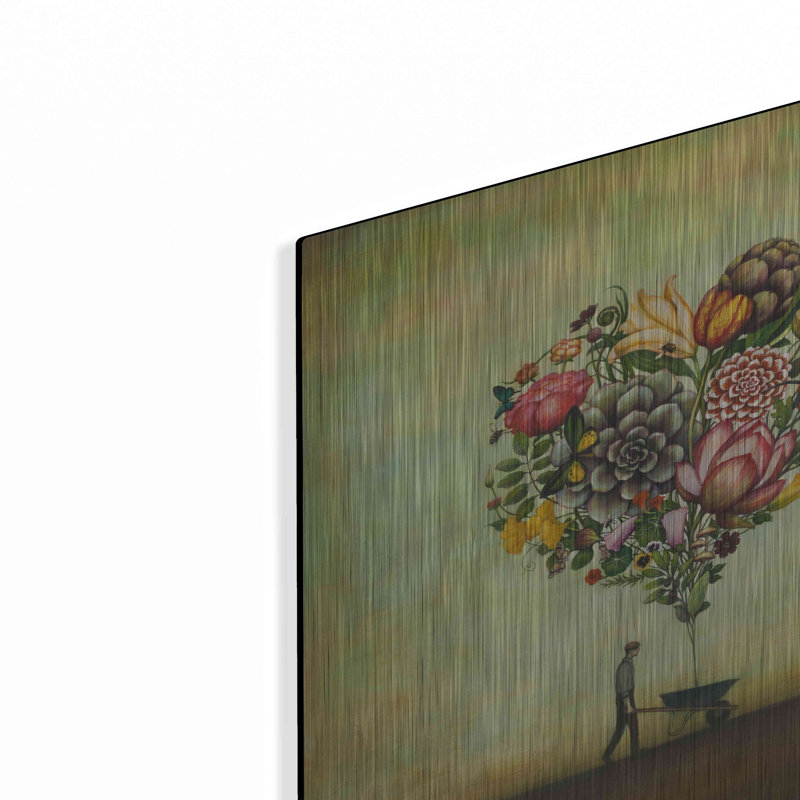 «Big Heart Botany» par Duy Huynh - reproduction d'art non encadrée, H 12 po x l 12 po x P 0,13 po