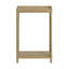 Narrow Side End Tables with Shelf, Set of 2-948586897