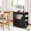 Armoire de rangement avec chariot et étagère à épices Winston Porter-2048034330