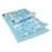 Klingler Rosalind Wheeler 72" Aqua Blossom Printed Table Runner