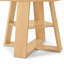 Table de salle à manger extensible moderne avec feuilles amovibles et tablette de rangement