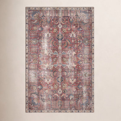 Chris Loves Julia x Loloi Jules Oriental Merlot Rug