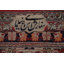 Tapis antique de style persan Lavar pré-1900 antique noué à la main 14 x 16 Kerman