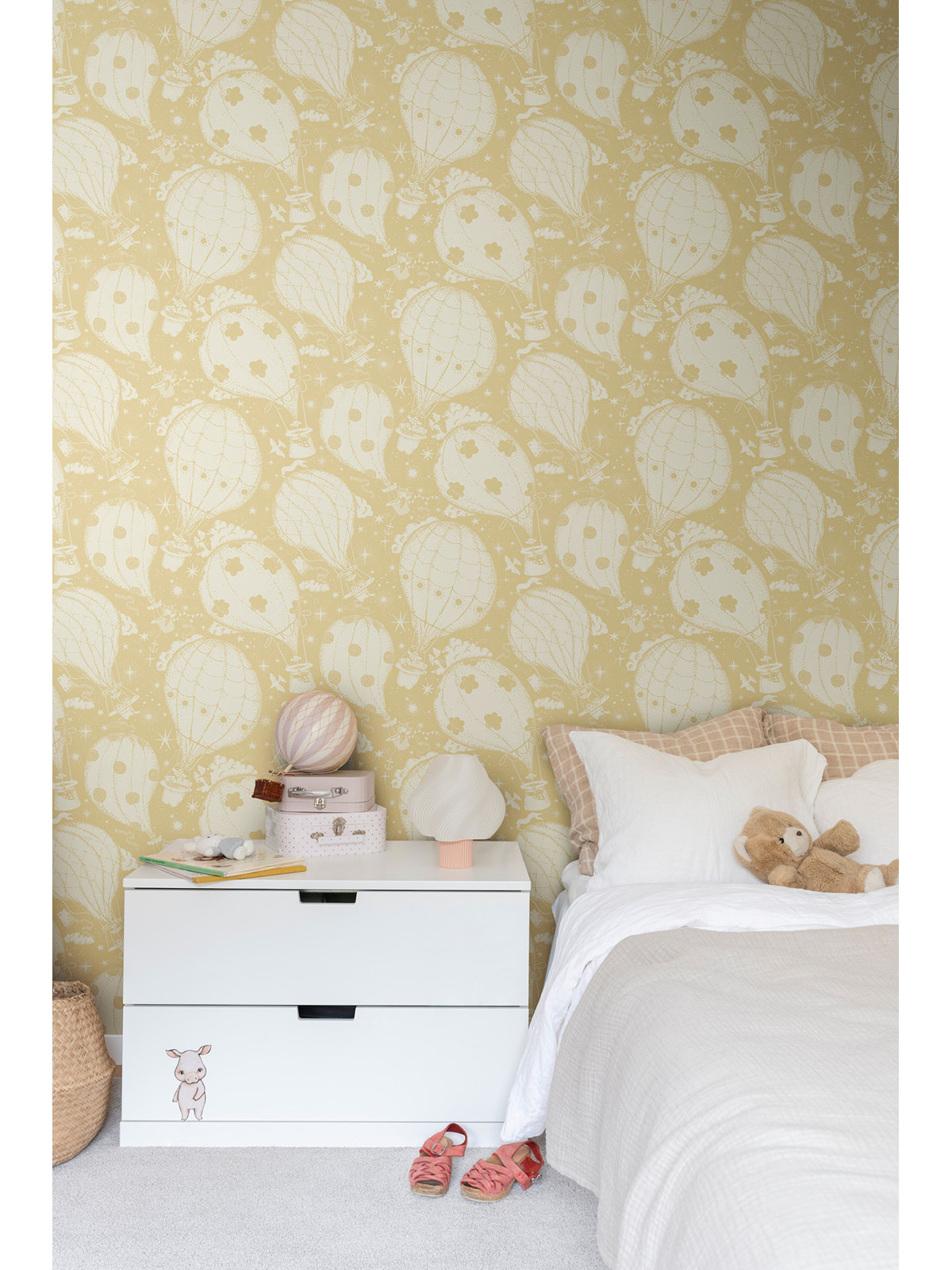 Wallpaper Double Roll, Yellow