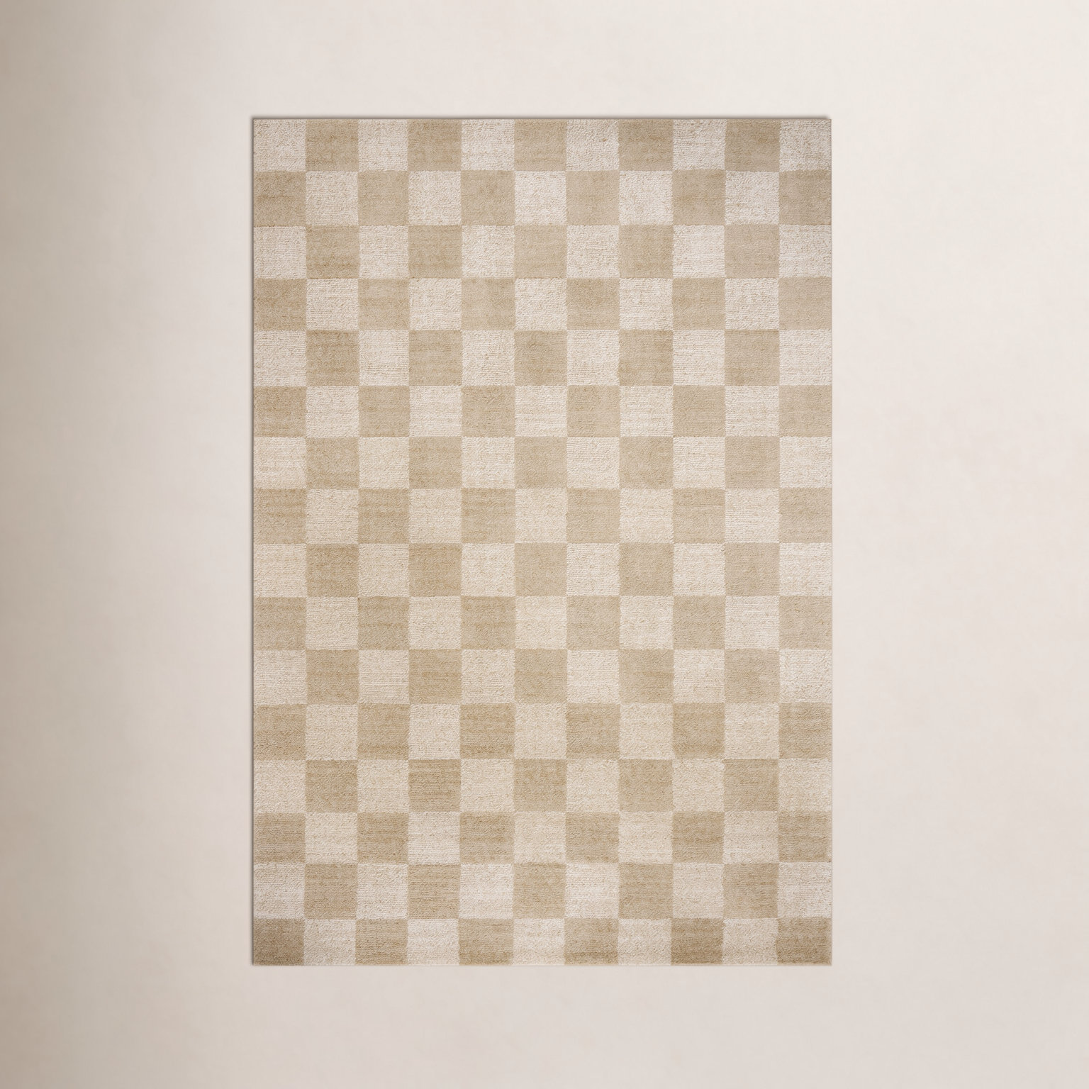 Calvin Wheat / Ivory Area Rug, Rectangle 2'3" x 3'10"