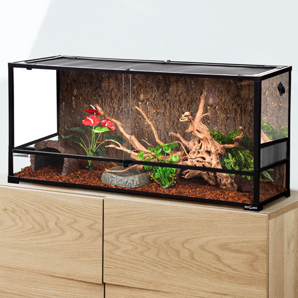 REPTI ZOO 2nd-Generation 120 Gallon Reptile Terrarium 48 X