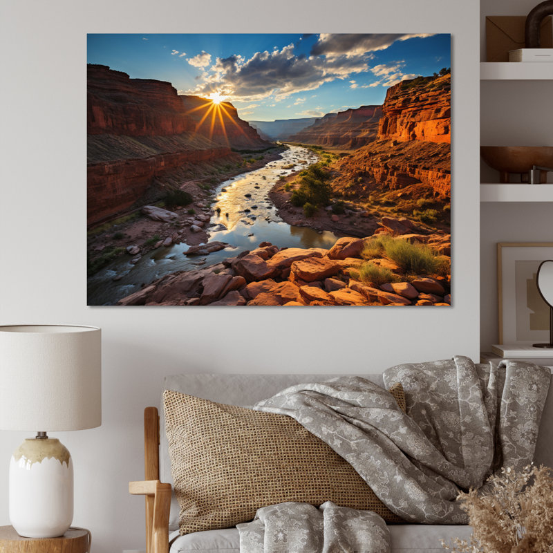 Canyon Rhapsody I - impression, Toile tendue, H 12 po x l 20 po x P 1 po