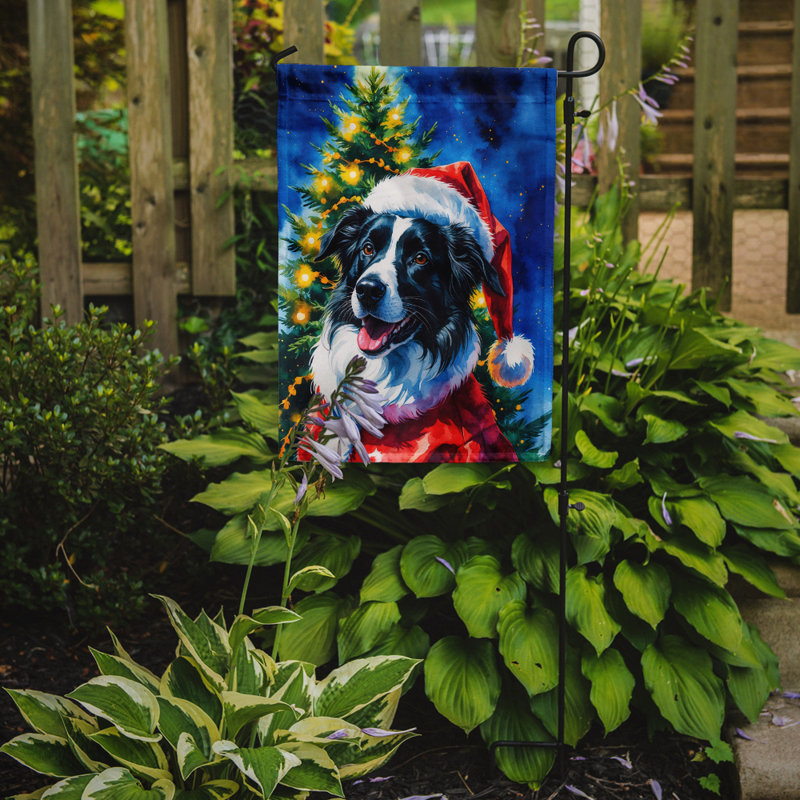 Drapeau de jardin Doberman Pinscher, Border Collie