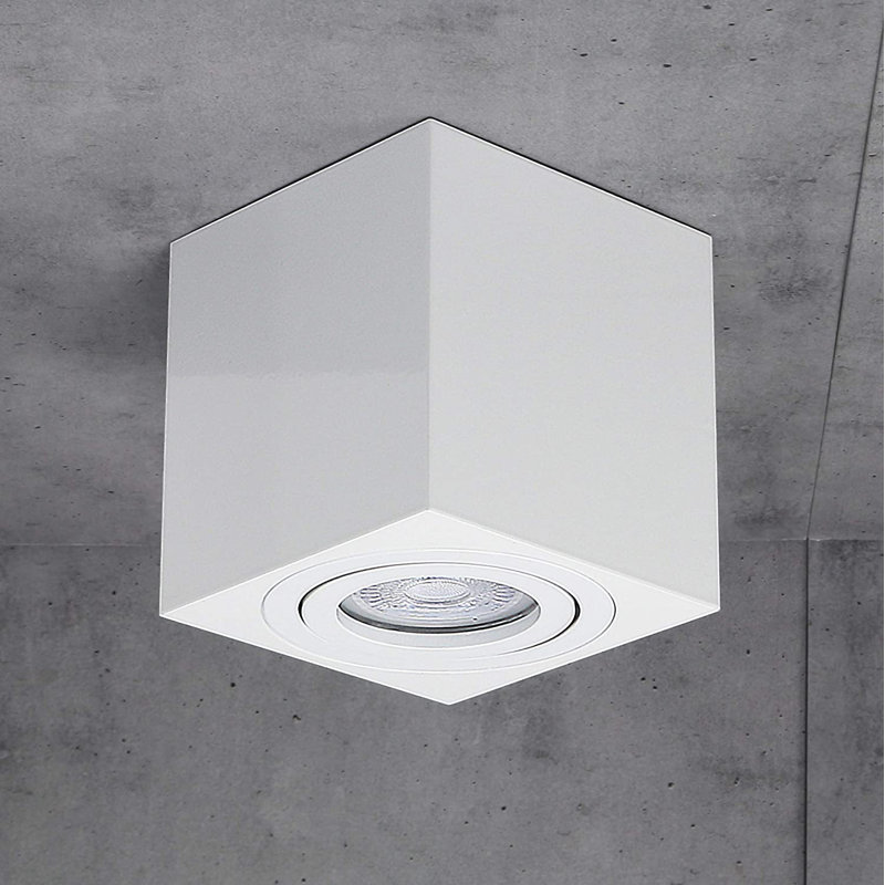 Cashus Flush Mount, White