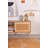 Modern Oak TV Stand with Metal Legs, 70.9 x 21.7 x 15.7 inches | 100% Melamine Coated Particle Board, Jute Fabric | Scandinavian Design, Sturdy & Stylish for Living Room Entertainment Centers