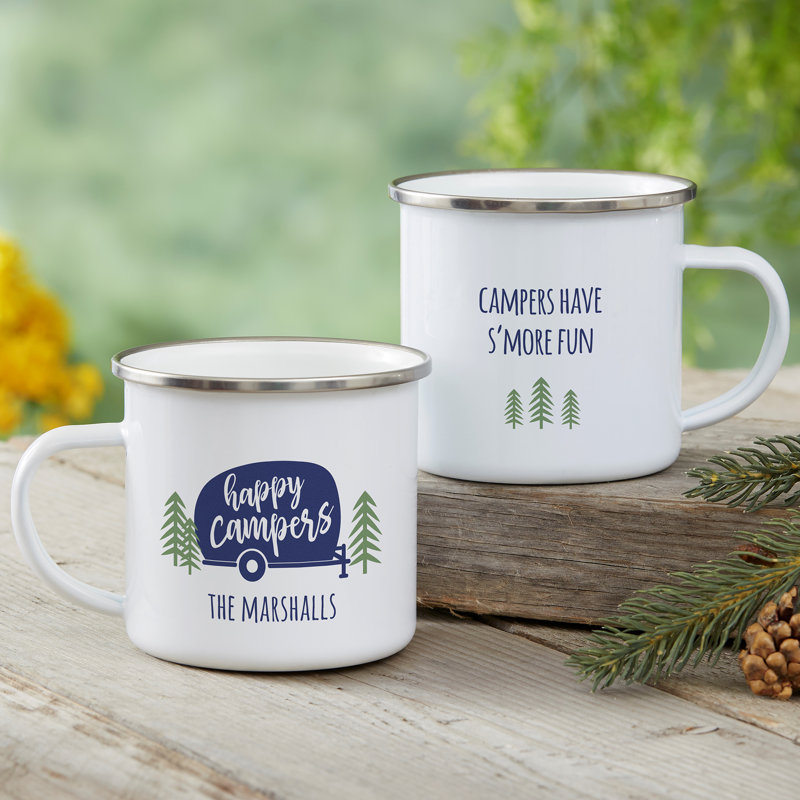 Tasse de camping personnalisée Happy Camper, Oui