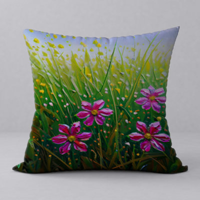 Abstract Throw Pillow