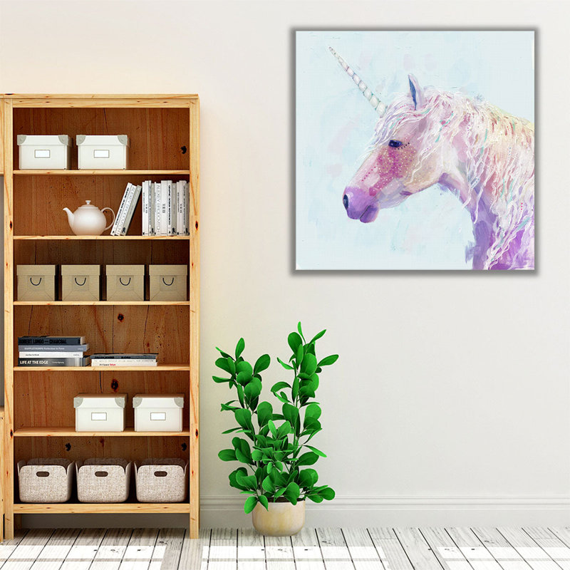 Mystic Unicorn II - reproduction d'art sur toile, H 12 po x l 12 po
