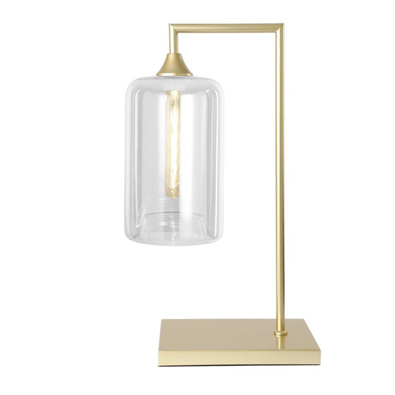 Aarza Metal Table Lamp, Gold
