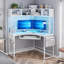 Bureau triangulaire avec huche Athelia-96917414