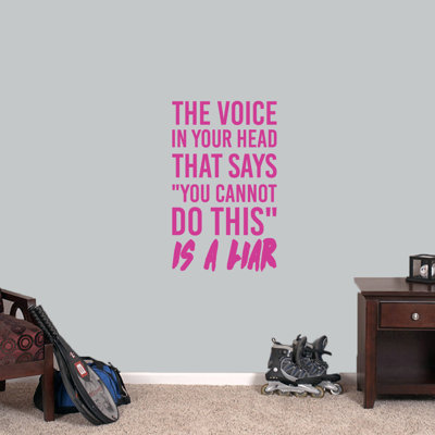 Text & Numbers Non-Wall Damaging Wall Decal