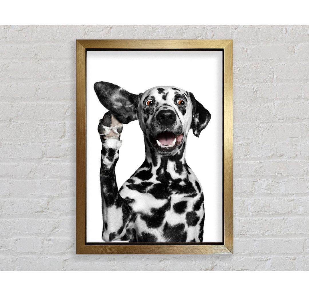 Dalmation Dog High Five - Einzelner Bilderrahmen Kunstdrucke