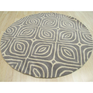 Corrigan Gray Hand Tufted Wool Rug