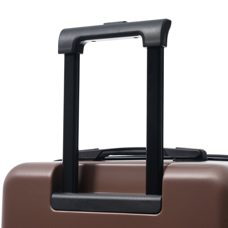 Ensemble de 5 valises rigides avec ouverture frontale, valises extensibles, roues pivotantes doubles, port USB et serrures TSA pour un voyage facile