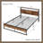 Banquer Metal Standard Bed with Shelves-498589832