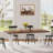 Rayaan Metal Base Dining Table