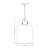 Tyringham 1-Light Dimmable Pendant -1235307135-1235307134