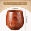 Tasse à thé en bois 10 pièces, tasse à café en bois, 6 oz