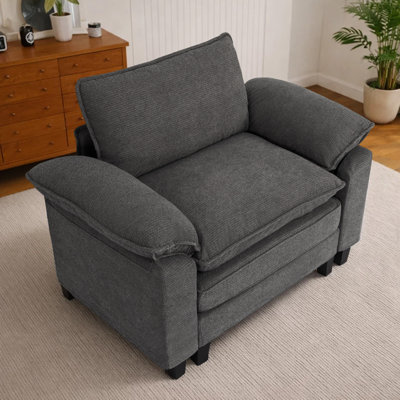 Fauteuil d'appoint rembourré Modern Comfy