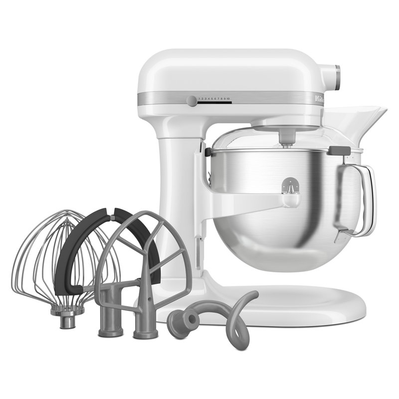 KitchenAid® 7 Quart Bowl-Lift Stand Mixer, White