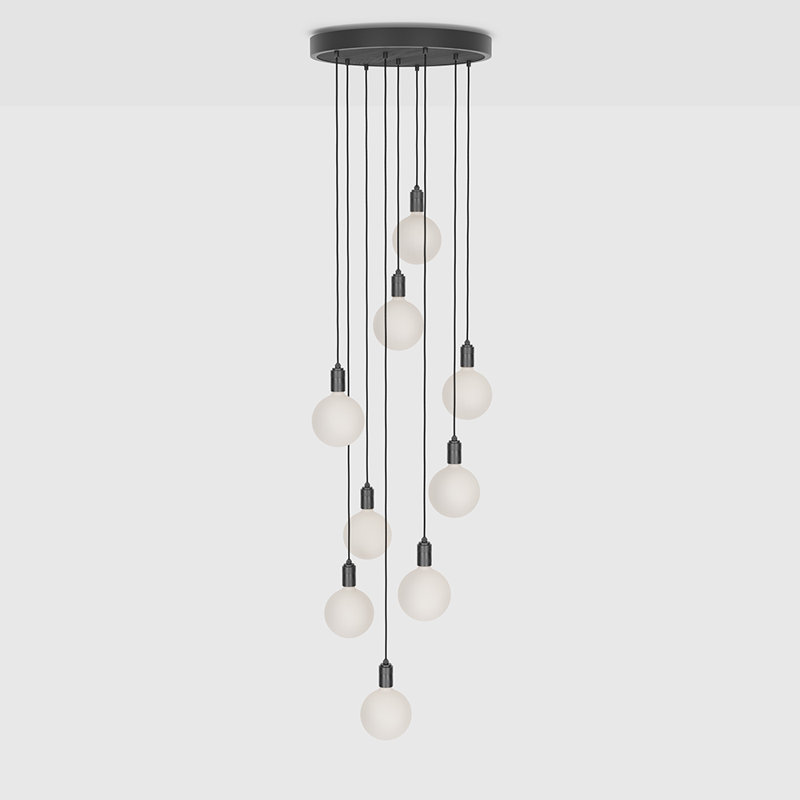 Sphere IV 9 - Light Pendant, Graphite