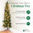 Home Heritage Pine 5 Foot Artificial Half Christmas Tree Prelit with 100 Lights
