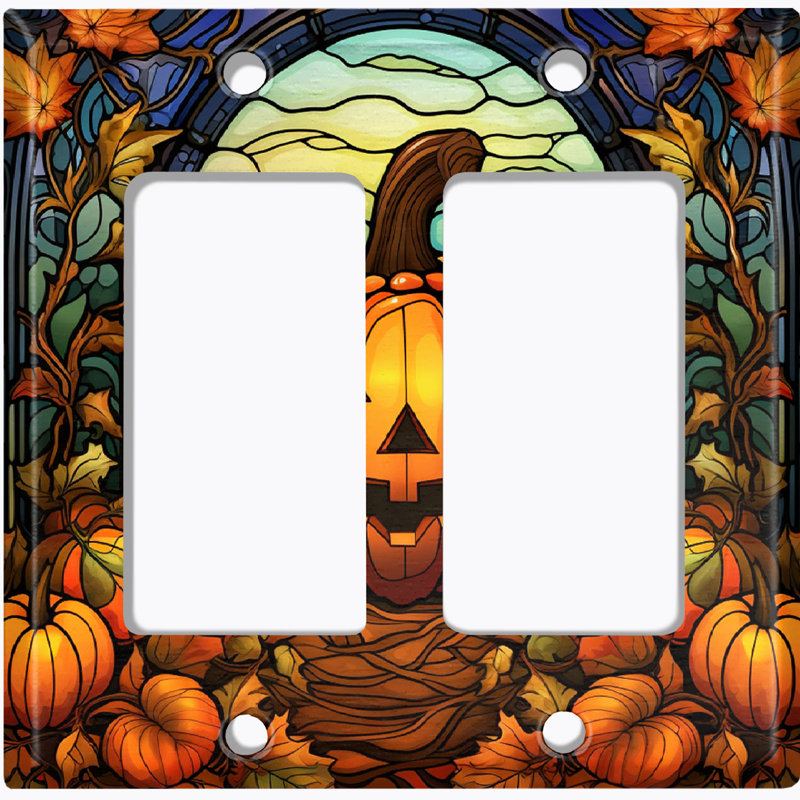 Figurine murale d'Halloween festive et citrouille d'Halloween