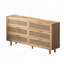 Armoire de rangement en rotin 6 tiroirs-1171599654