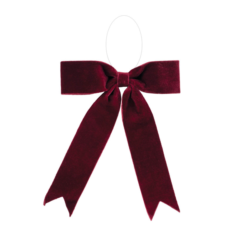  Holiday Bow, Red, 1.25'' H x 13'' W x 13'' D