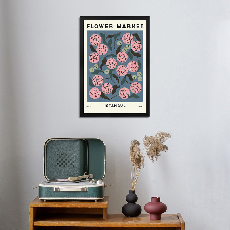 Affiches encadrées Premium Flower Market IV, H 24 po x l 16 po