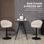 Adjustable Swivel Bar Stools Set Of 2