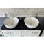 Busse 1230mm Double Bathroom Vanity with Vessel Stone Basin-922907019
