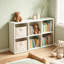 Bibliothèques peu encombrantes, étagère de rangement moderne à 6 cubes en métal pour bureau à domicile