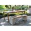 Banc en Eucalyptus et composite Lochland-689709640