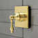 Kingston Brass Single-Handle Wall Mount Three-Way Diverter Valve with Trim Kit