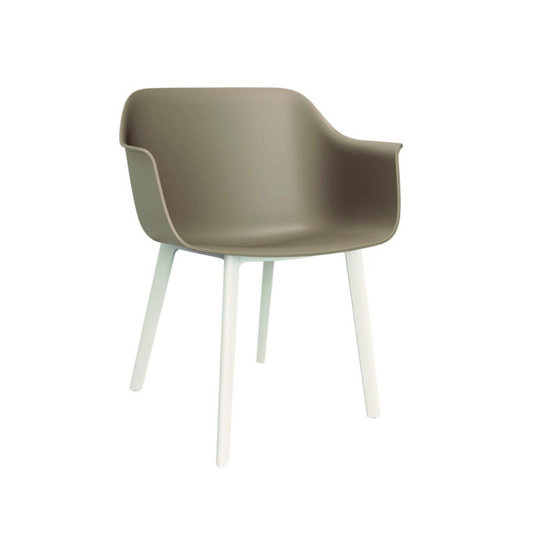 Shape Click Outdoor Dining Armchair, Sand