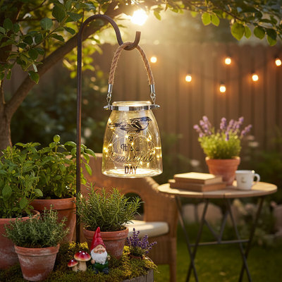 Glass Tabletop Lantern